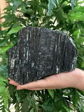 Extra Large Black Tourmaline Chunk / Rod / Log, Natural Rough Black Tourmaline picture