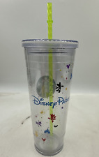 Starbucks Disneyland Resort Venti Tumbler 24 oz Disney Parks DCA Clear Cup Mug picture