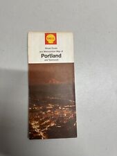1960's map of Portland and Vancouver Shell picture