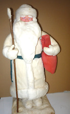 LARGE VINTAGE RUSSIAN SANTA MADE IN RUSSIA - HANDMADE picture