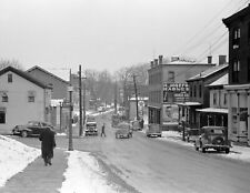 1939 Main Street Middletown New York Vintage Old Photo 8.5
