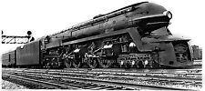 Pennsylvania Railroad photo S-1 Steam Locomotive Bullet Train with consist  picture
