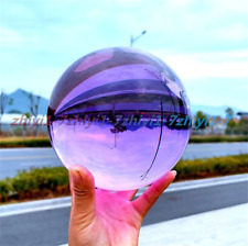 Rare Natural Quartz Purple Magic Crystal Healing Ball Gems Sphere 40-100mm+Stand picture