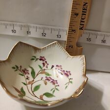 Unique vintage gold trim bowl, dish, trinket tray marked G689 picture