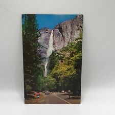 Upper And Lower Yosemite Falls Vintage Postcard picture