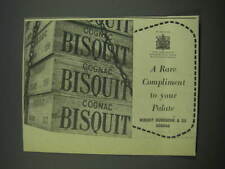 1957 Bisquit Cognac Ad - A rare compliment to your palate picture