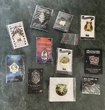Lot of Bookish Enamel Pins Illumicrate Fairyloot Owlcrate Variety Monthly Pins picture