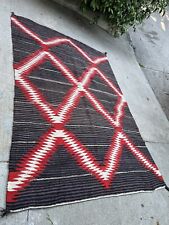 Outstanding Antique 1890s Navajo Transitional Moki Blanket Rug,69”x103”, Nice picture