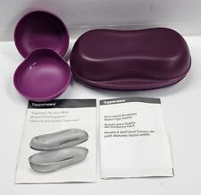 Tupperware Purple Breakfast Maker Microwave Egg Omelet Cooker With Inserts 6996 picture