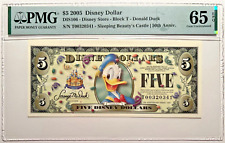 2005 $5 DONALD DUCK DISNEY DOLLAR D Store Series Bar T00320341 PMG 65 GEM 7E picture