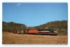 New Haven Railroad 2525 U25B Locomotive Valley Railroad Deep River VTG Postcard picture