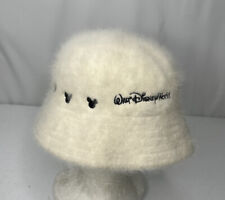 Vintage Walt Disney World Bucket Hat Fuzzy Rabbit Hair Blend Mickey - Adult Size picture