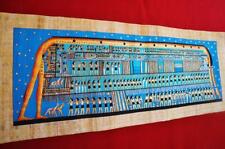 Huge Signed Handmade Papyrus Egyptian Celestial Goddess NUT Art Painting_32