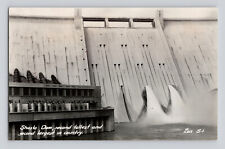 Postcard RPPC California Shasta CA Lake Reservoir Dam 1940s Zan Stark S-1  picture