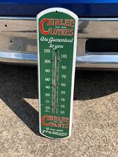 ORIGINAL 1915 (CURLEE CLOTHES) PORCELAIN ADVERTISING THERMOMETER (27