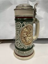 Vintage Avon Beer Stein Handcrafted in Brazil in 1978 collectable hunting dog picture