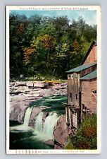 Ohio Pyle PA-Pennsylvania, Baltimore And Ohio Railroad, Vintage c1914 Postcard picture