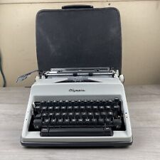 RARE Vintage 1960s Olympia DeLuxe Portable Typewriter Made in Western Germany picture