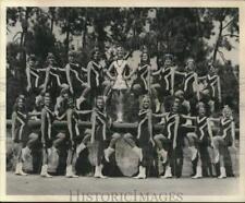 1967 Press Photo Tiger Twirlers preparing for the LSU homecoming festivities picture