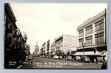 C.1920's RPPC SOUTH 1st SAN CARLOS ST, SAN JOSE, CA, THEATRE, STORES Postcard P3 picture