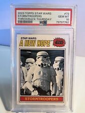 Stormtroopers 2023 Topps Throwback Thursday Star Wars #72 PSA 10 GEM MT picture