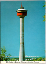 Canada Calgary Tower Alberta Landmark Beautiful View Vintage Postcard picture