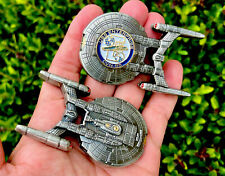 Star Trek Space Ship USS Enterprise CVN-65 Navy CPO Mess Challenge Coin NYPD FBI picture