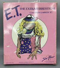 Vintage 1982 E.T. Extra-Terrestrial Comb, Brush & Mirror Set picture