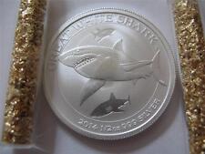 2014 1/2 OUNCE  SILVER AUSTRALIAN GREAT WHITE SHARK PERTH MINT COIN +  GOLD picture