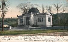 1906 Conway,MA Field Memorial Library Franklin County Massachusetts Postcard picture
