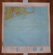 Authentic Soviet USSR Military Topographic Map Providence, Rhode Island USA #B5 picture