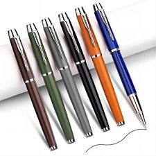 6-pcs Luxury Metal Fine Point Ballpoint Pen, Personalized Vintage Colored Pen... picture