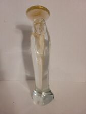 Gorgeous Vintage Murano Glass Sparkling Gold Madonna Figure 14