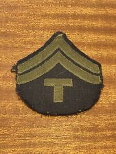WW2 WWII US Army English Made T-5 Technician Chevron Patch picture