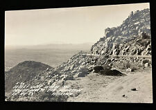 RPPC Arizona Highway 89 Desert Mountain Dirt Road Real Photo Postcard c1940 picture