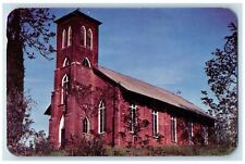 c1950's St. Anne's Catholic Church, Kennebeck Hill Columbia CA Postcard picture