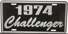 1974 74 CHALLENGER METAL LICENSE PLATE FITS DODGE 318 340 360 383 RALLYE E BODY picture