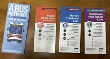 Lot Of 4 SEPTA pamphlets/timetables picture
