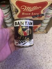 Bantam Beer By Goebel Flat Top Beer Can 8 Oz  Detroit MI W Rooster picture