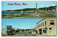 c1960 Picturesque Village Fishermen North Shore Grand Marais Minnesota Postcard picture