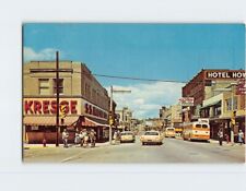 Postcard Main Street Manitowoc Wisconsin USA picture