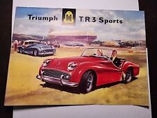 1958 Triumph T.R.3 Sports Original Sales Brochure Booklet Book Triumph RRP179 picture