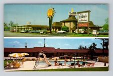 Santee SC-South Carolina, Quality Inn Clark's & Restaurant Vintage Postcard picture