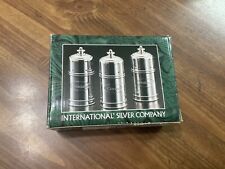 International Silver Company  Silver-plated 3 Pcs Expresso Shaker Set picture