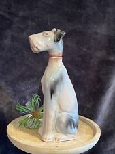 Vintage Ramses Germany Airedale terrier decanter picture