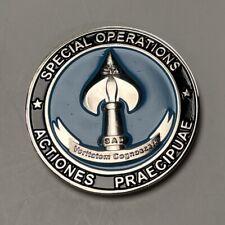 CIA Navy Seal Team VI Special Operations SAD Challenge Coin Actiones Praecipuae picture