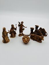 Vintage Fontanini Depose Italy Nativity Figures Lot of 7 Spider Mark picture