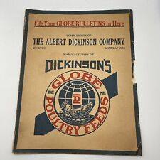 Dickinson’s Globe Service Club Bulletin #3 And #4 ~ 1921 Globe Poultry Feeds picture