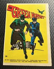 1967 Topps Green Hornet Set Break Sticker #16 Mid-Grade No Creases Minor Surface picture