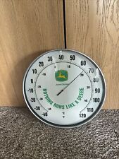 john deere thermometer round picture